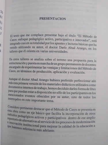 Imagen 4 de 7 de El Método De Casos : Enfoque Pedagógico / Darío Abad Arango