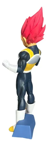 Figura Vegeta Fase Dios Rojo 14 Cm - Dragon Ball
