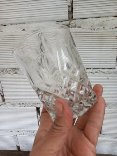 Vaso De Whisky, Cristal Tallado, Capacidad 250cc (Usado)