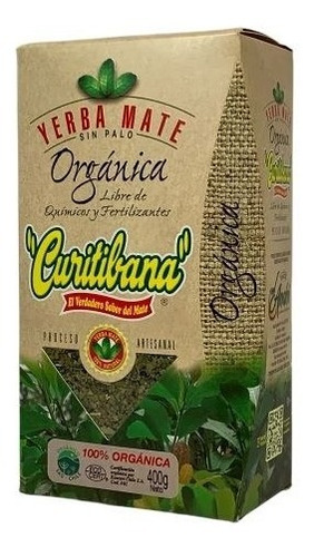 Yerba Mate Sin Palo 400g (hierba Mate) Curitibana - Anahi