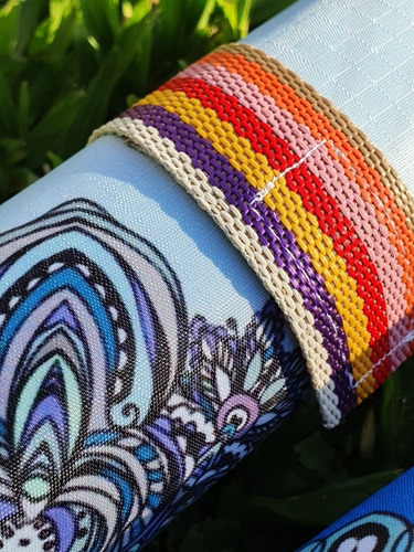 Imagen 7 de 9 de Manta Lona Playa Grande Impermeable C/ Correa Naturalpillow