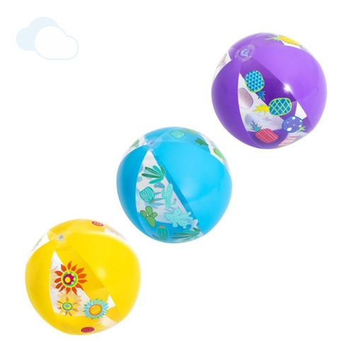 Pelota Inflable De Playa Fashion 51 Cm Bestway