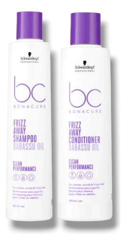 Kit Shampoo + Acondicionador Frizz Away Schwarzkopf