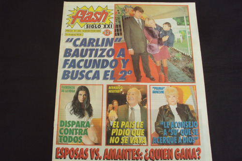 Revista Flash # 1043 (16/5/00) Tapa Carlin Calvo