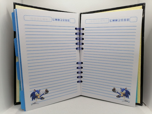 Libreta De Notas Sonic Mario Bros Personalizada
