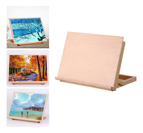 Caballete De Mesa Para Bocetos, Tablero De Dibujo Portátil