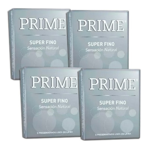 Preservativos Prime Super Fino X 12u (4x3) - Envío Discreto
