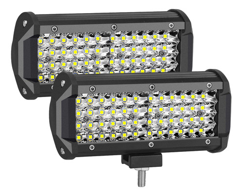 Barra De Luces Led De 7 Pulgadas, Sumergibles, Todo Terreno,