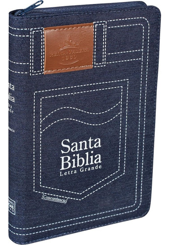 Libro: Santa Bíblia Con Concordancia Y Letra Grande / With C