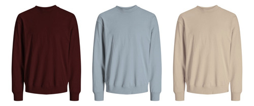 Sudaderas Sin Gorro Conjunto 3 Piezas Algodón Peinado Suaves