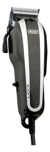 Cortador de cabelo Wahl Professional Icon  preto e prata 127V