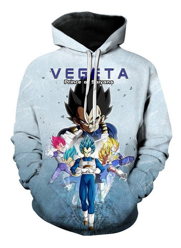 Patrón De Moda Sudadera Super Saiyan Vegeta Dragon Ball