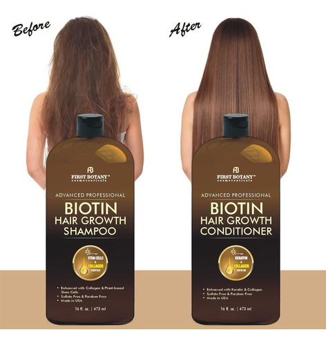 Primeiro Shampoo Botânico Para Crescimento Capilar Com Ed