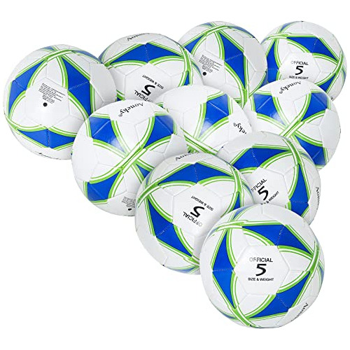 Aoneky Soccer Ball (tamaño 5-10 Bolas Desinfladas Con Bomba)