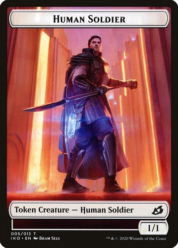 Cartas Magic 5x Human Soldier Token (1/1) Nps