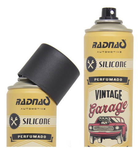 Silicone Automotivo Spray 400ml Garage Arman Man Rosa Radnaq Cor Amarelo