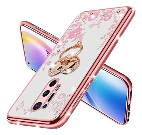 Funda Kudini Para Oneplus 8 Pro Para Mujer Con Purpurina Cry