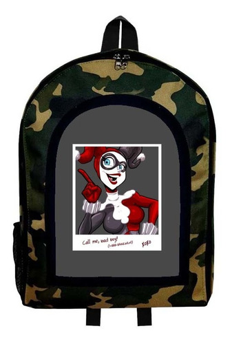 Mochila Camuflada Harley Queen Nueva Colección Modelo 71