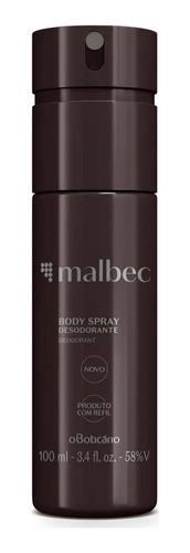 Desodorante Body Spray Malbec 100ml