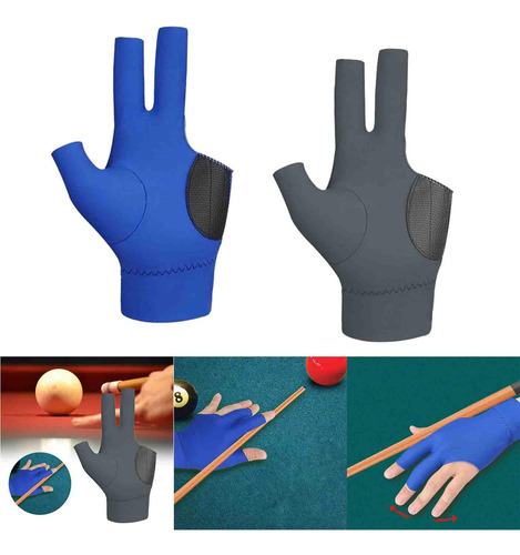 Guante De Billar De Dedos, Guantes De Dedo Separados,