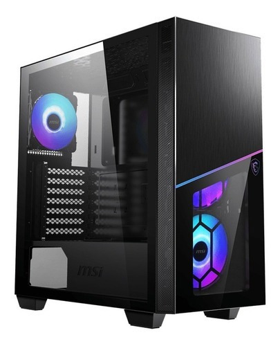 Gabinete Gamer Msi Mpg Sekira 100r 4x120mm Argb Mid Tower