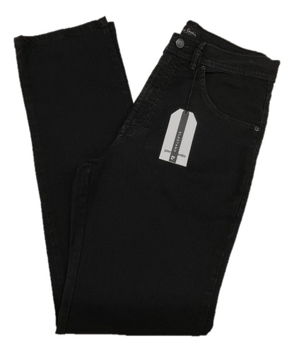 Calça Jeans Pierre Cardin Tradicional Masculina Elastano Pta