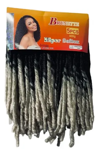 Nina Softex Crochet Braid Pacotão 360gr-faz 1 Cabeç Cor T1