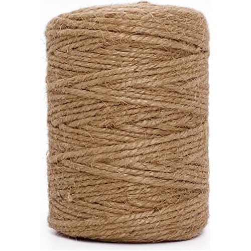 Jute Twine 3mm Thick 328 Feet Heavy Duty Natural Jute R...