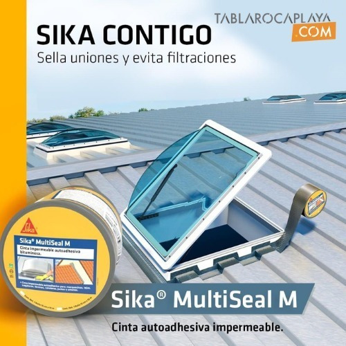 Imagen 2 de 2 de Sika® Multiseal M- Rollo Sellador De Domos Y Techo