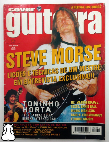 Revista Cover Guitarra Ano 5 N° 54 Steve Morse