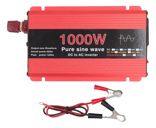 Inversor De PotĂȘncia 1000w Pure Sine Dc 12v Para Ac 220v Sob