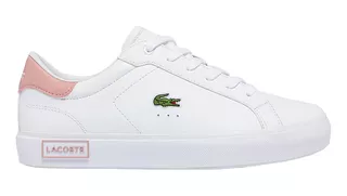 Tenis Sneakers Mujer Lacoste Blanco 641-32