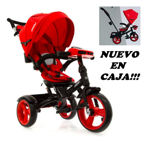 Triciclo Neo 5 En 1 Etapas Reclinable Giratorio 360 En Caja