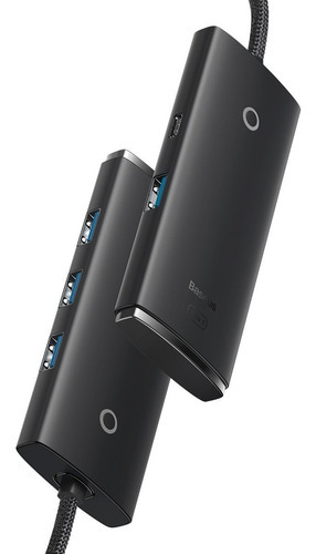 Hub Adaptador Con Conector Usb-c 1mt Y 4 Usb-a 3.0 Baseus