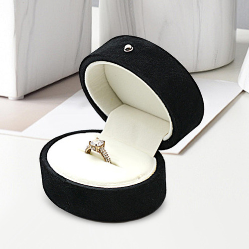 Caja Para Anillos De Boda, Caja Interior De Terciopelo Para