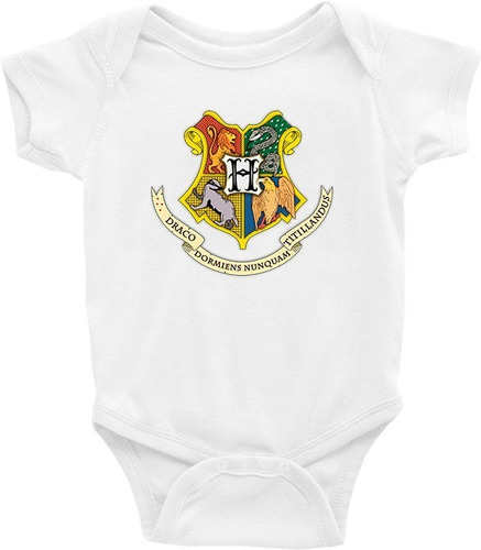 Body Bebê / Infantil / Bebe - Brasão Hogwarts (harry Potter)