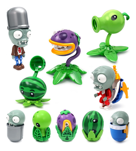 Maikerry Plants And Zombies Toys Vs Egg Transformation Seri.
