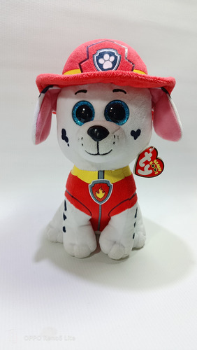 Peluche Paw Patrol Marshall Ty Original 27 Cms Solo Exhibici