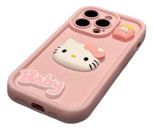 Funda De Hello Kitty Para iPhone 13 14 15 Pro Max