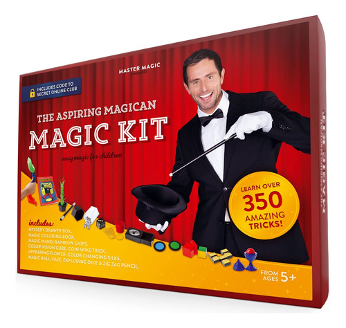 Mastermagic Magic Kit - Trucos De Magia Fáciles Para Niños -