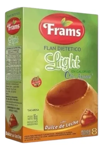 Flan Sabor Dulce De Leche Frams Sin Tacc