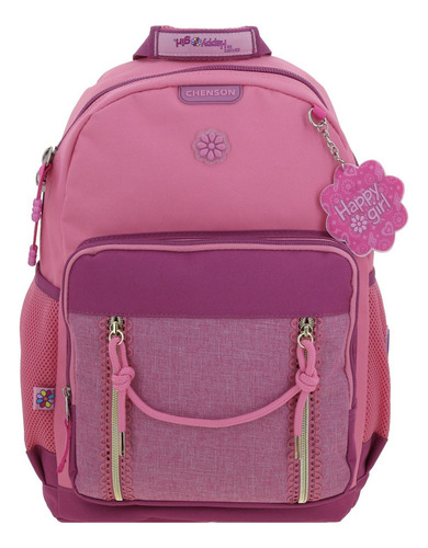 Mochila Escolar Grande Chenson Happy Girl Tarlait Hg70652-p