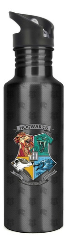 Garrafa De Aço Inoxidável Harry Potter - Gf56112hp Cor Preto
