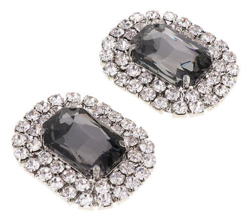 Clips Para Zapatos Con Diamantes De Imitación Para Mujer,
