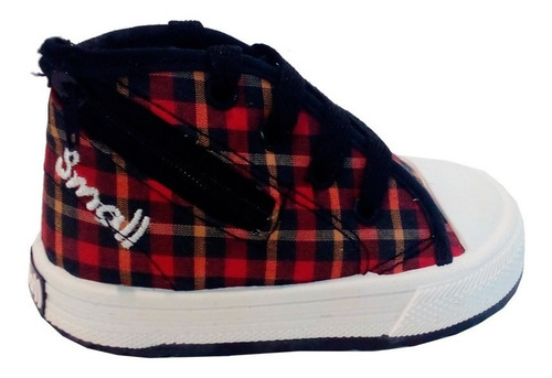 Imagen 3 de 10 de Zapatillas Botitas Bebe Marca Small Modelo Travis (0394)