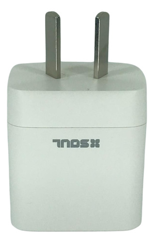 Adaptador Carga Rapida Doble Puerto Cargador Usb + Usb-c Blanco