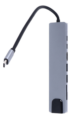 Hub Adaptador Usb Tipo C 8 En 1 - Macbook, Windows Ethernet