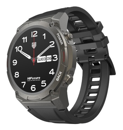 Imagen 2 de 8 de Smartwatch Futurego Mix 2, Pantalla Amoled 1.43, Ip68 Negro
