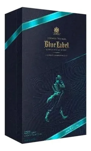 Kit Johnnie Walker Escocês Blue Label 750ml + 2 Copos | MercadoLivre