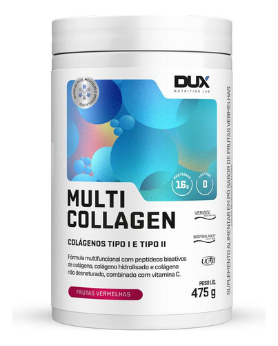 Multi Collagen Sabor Abacaxi Com Hortelã - 475g